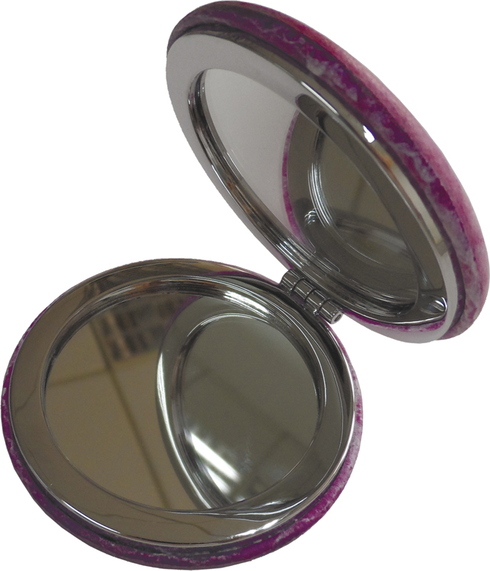 Зеркало карманное круглое Макарони DEWAL BEAUTY PMP-2621 - 2