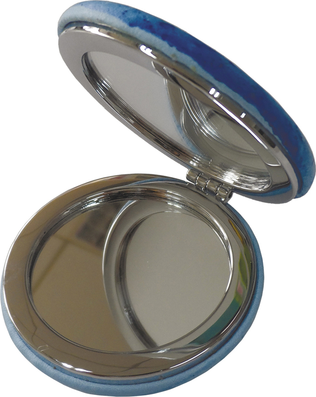Зеркало карманное круглое Макарони DEWAL BEAUTY PMP-2622 - 2