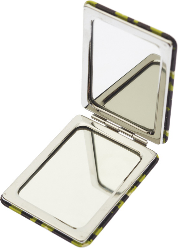 Зеркало серия "Дикая природа" карманное прямоугольное 5,5 х 1 x 7 см DEWAL BEAUTY PMP-5573D - 2