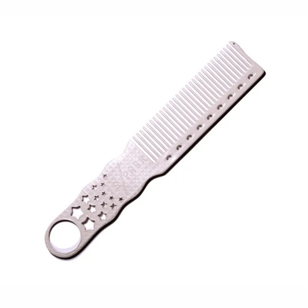 Расческа для стрижки коротких волос Y.S.Park YS-280 white (19.5 см, белая) - 1