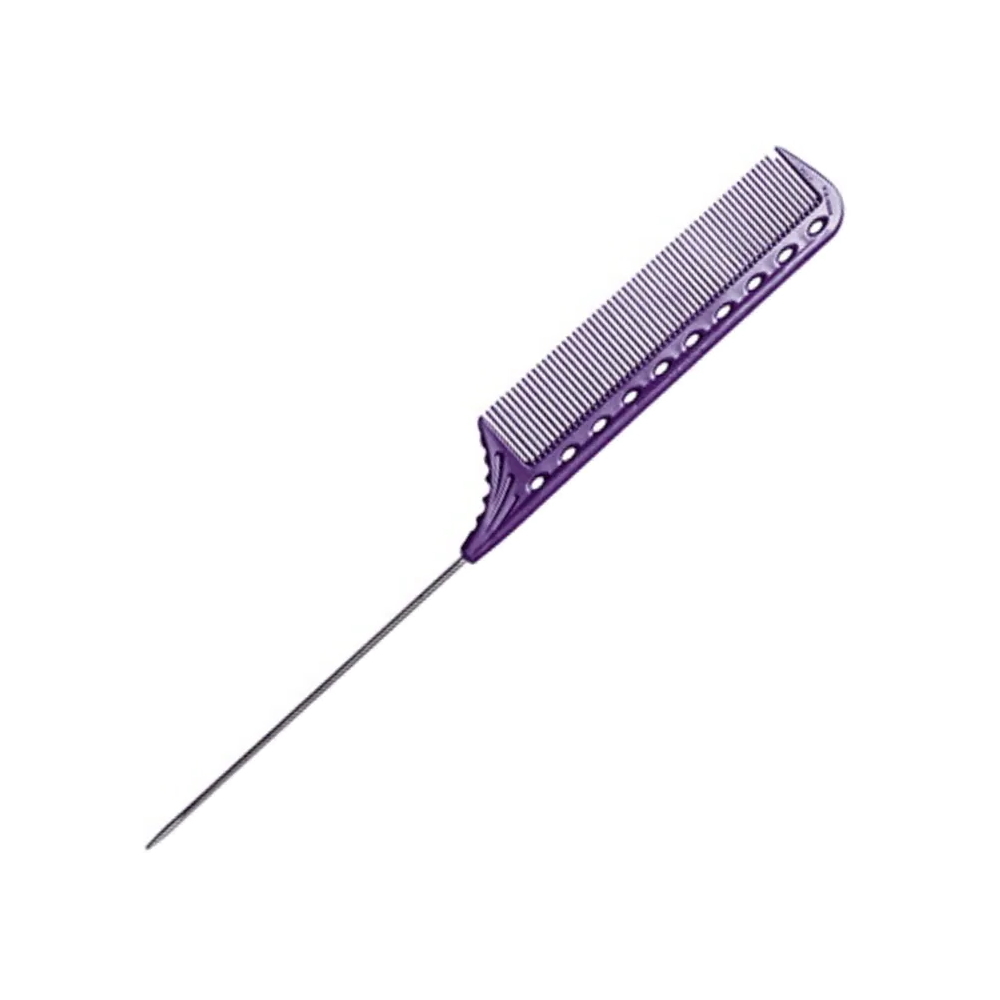 Расчёска с металлическим хвостиком (220мм) Y.S.Park YS-102 purple - 1