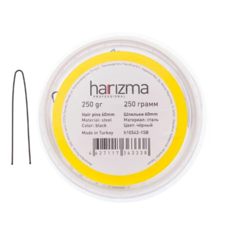 Шпильки Harizma 60 мм прямые черные 250 грамм - 1