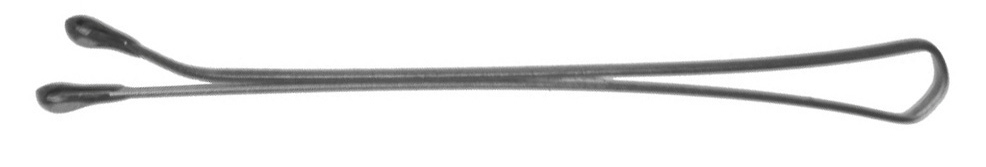 Невидимки 50 мм прямые, серебристые (200 гр.) DEWAL SLN50P-4/200 - 1
