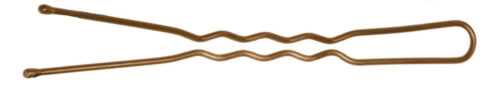 Шпильки 70 мм волна, коричневые (60 шт.) DEWAL SLT70V-3/60 - 1