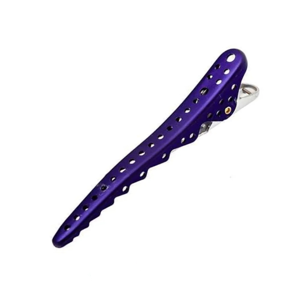 Зажимы для волос Y.S.Park new Shark Clip (8 шт) фиолетовые - 1